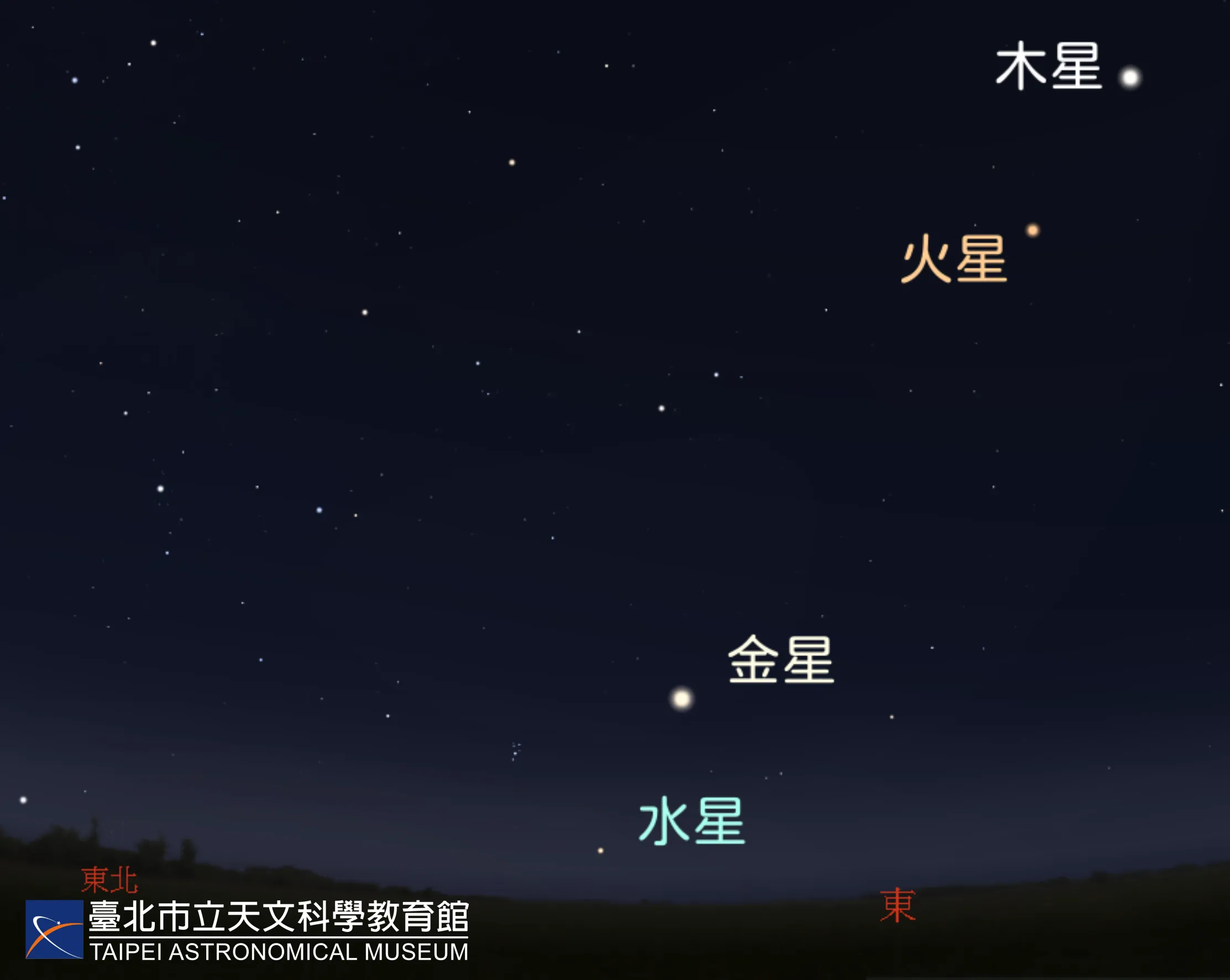 2022年6月16日凌晨4时所见东方低空模拟画面。