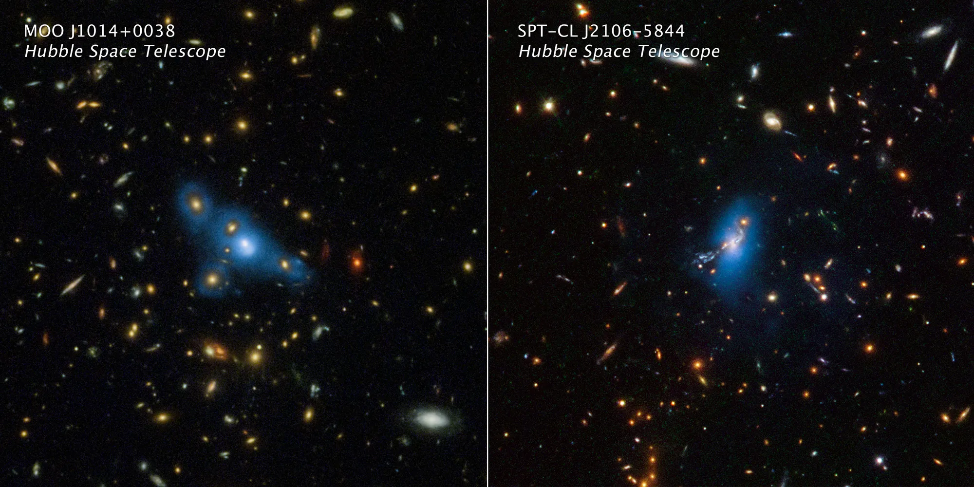 哈勃发现星系中可以追溯到很久以前的幽灵光
